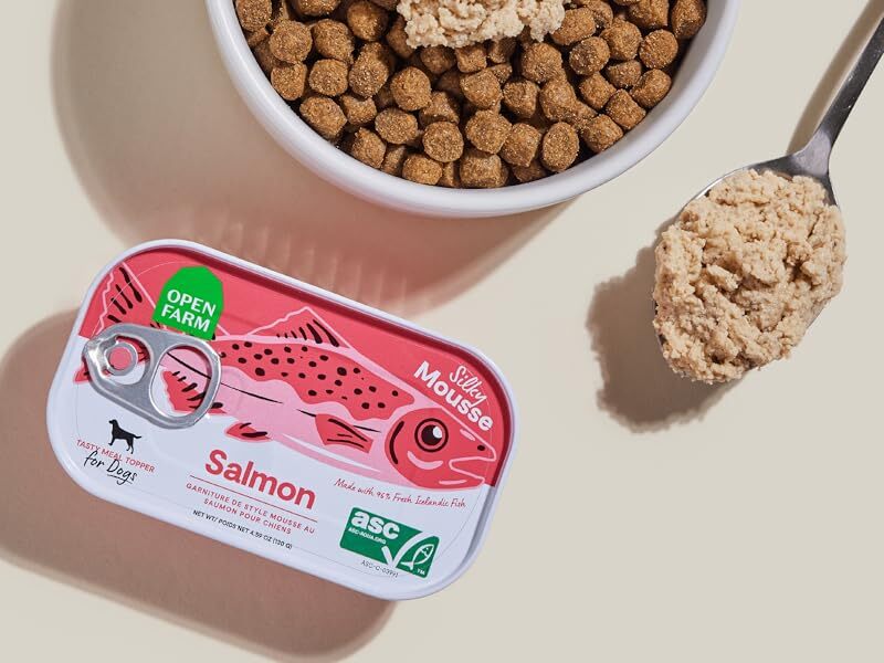 Open Farm Dog Silky Mousse Food Topper Salmon 4oz
