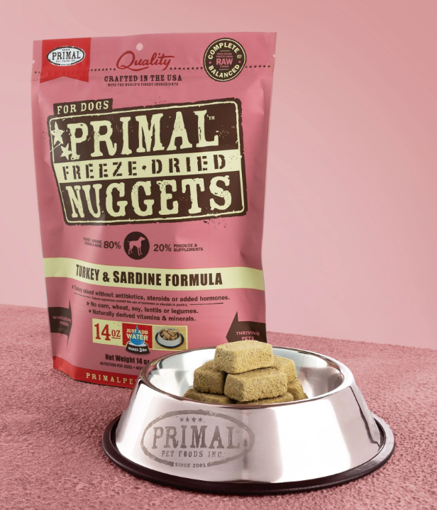 Primal raw freeze dried dog food best sale